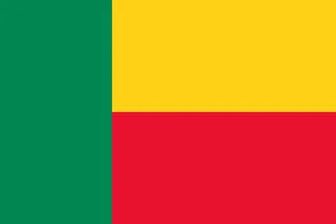 National flag of Benin Stock Illustration