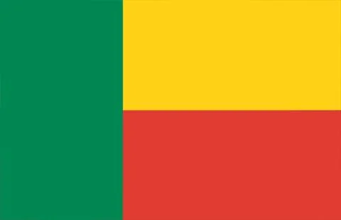 National flag of Benin Stock Illustration
