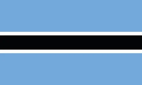 National Flag Botswana 스톡 일러스트