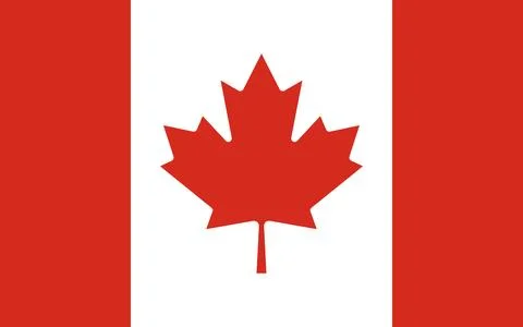 National Flag of Canada Stock Illustration