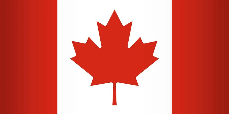 National Flag of Canada. Vector Element Stock Illustration