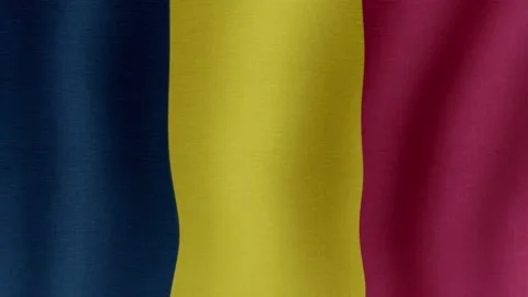 The national flag of Chad 動画素材 204923693