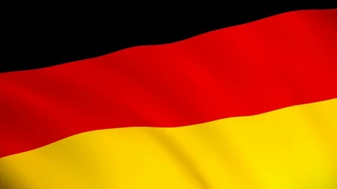 The national flag of Germany Stock Footage 126307196