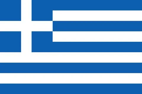 National flag of Greece Stock Illustration