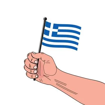 National flag of Greece Stock Illustration