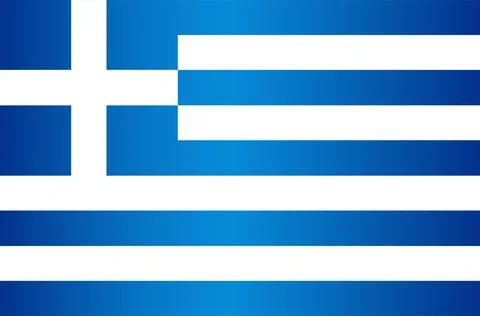 National Flag of the Hellenic Republic. Vector Element Illustrazione stock