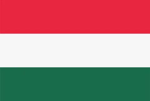 National flag of Hungary. Stock Illustration