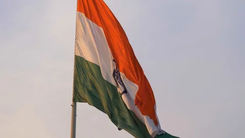 The National Flag of India Stock Footage 102367450
