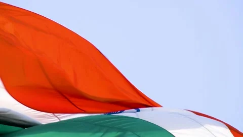 National flag of India. Stock Footage 158826606
