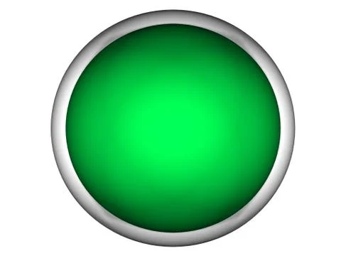 National Flag of Libya . Button Style . Stock Illustration