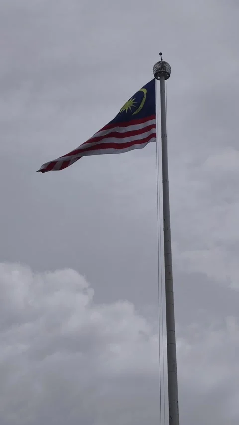 National flag of Malaysia Stock-Footage 337537359