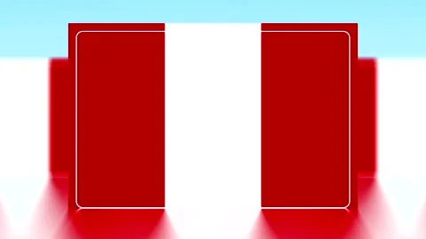 The national flag of peru featuring a vertical triband design with red and .. Video stock 343662268
