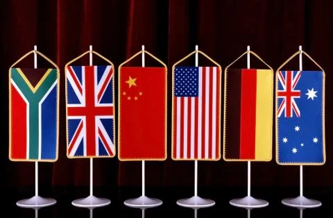 National flag Stock Photos