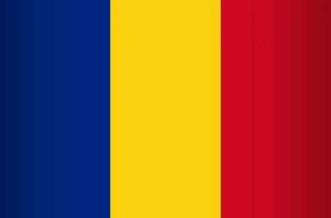 National Flag of Romania. Vector Element Stock Illustration