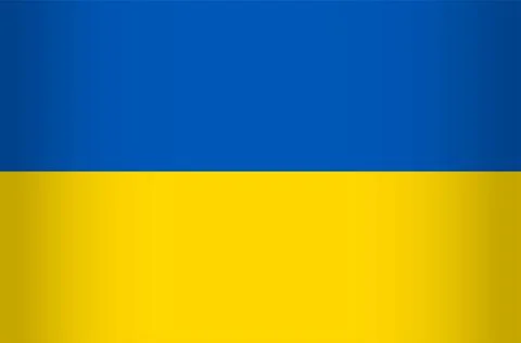 National Flag of Ukraine. Vector Element Stock Illustration