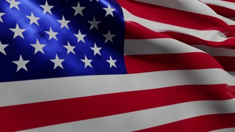 NATIONAL FLAG OF USA Stock Footage 177956822