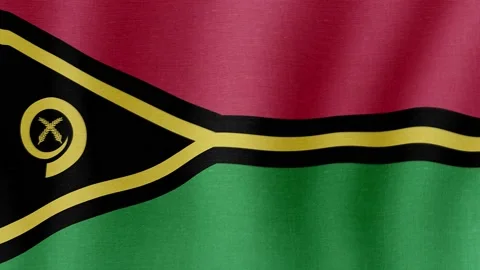 The national flag of Vanuatu Stock Footage 197327157