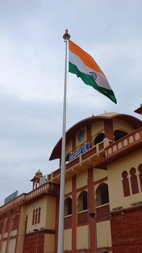National flag waving Stock Footage 168005965