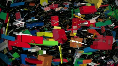 National Flags made world Video stock 10862978
