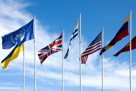 National flags Stock-Fotos