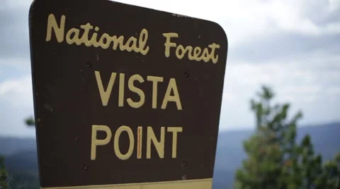 National forest sign Stock Footage 50802696