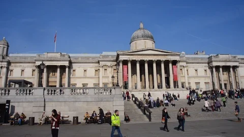 The National Gallery 3 Stock Footage 119119609