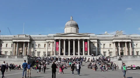 National Gallery 스톡 동영상 37347563