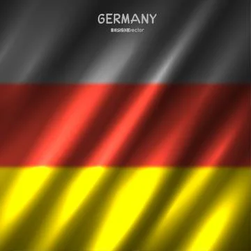 National Germany flag background Stock Illustration