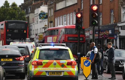 National grid power failure affects transport, traffic lights and homes., London Stock Photos