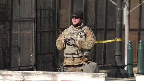 National Guard DC Lockdown Biden Inauguration Vidéo 146718101