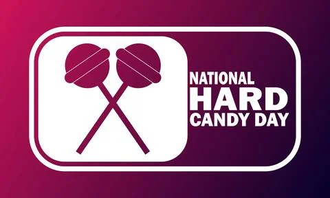 National Hard Candy Day Vector illustration Stock Illustration