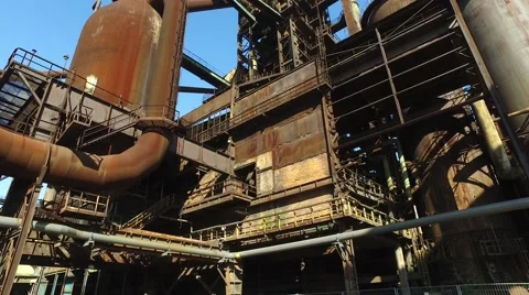 Industrial production plant Tata Steel b, Stock Video