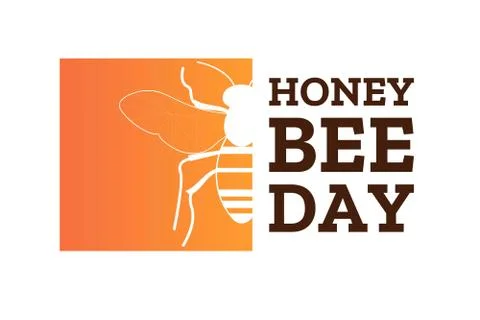 National Honey Bee Day. August 15. Holiday concept. Template for background Stock Illustration