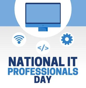 National IT Professionals Day Stock Illustration
