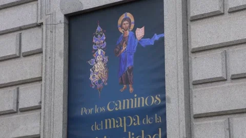 National Library of Spain opens exhibition on Armenian manuscript art, Madrid, E Stock Footage 331519290