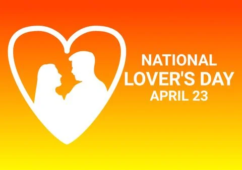 National Lover's Day Ilustración de archivo