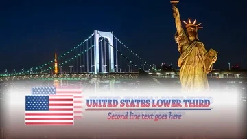 National Lower Thirds Graphic Package Stock After Effects