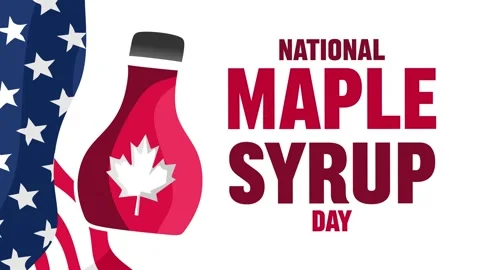 National Maple Syrup Day for maple syrup lovers Stock-Footage 333431826