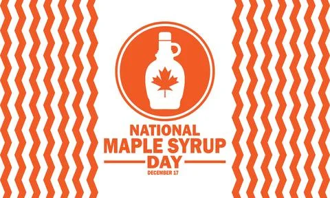 National Maple Syrup Day Vector illustration Stock Illustration