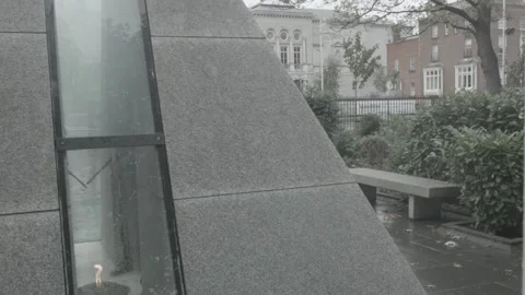The National Memorial Dublin Stock Footage
