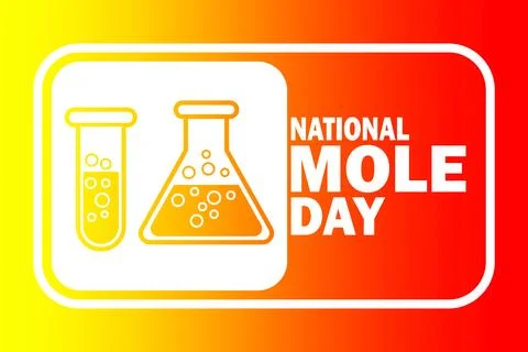 National Mole Day Illustrazione stock