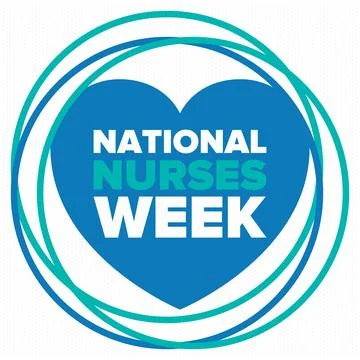 National Nurses Week. Thank you nurses. Medical and health care poster Stock Illustration