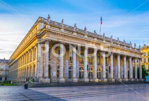 The national opera in Bordeaux, France. Stock Photos