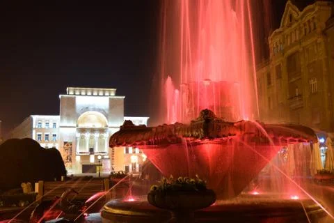 National Opera in Timisoara Stock Photos