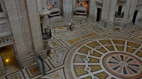 National Pantheon Lisbon inside Stock Footage 25925871