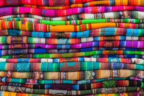National patterns of Bolivia Stock Photos