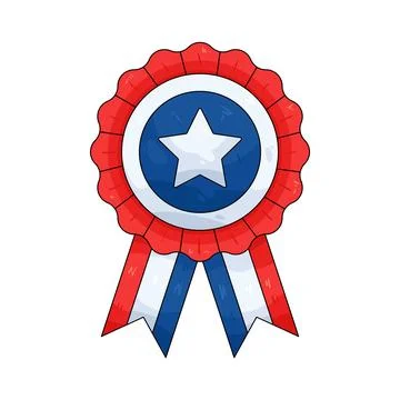 National ribbon Иллюстрация