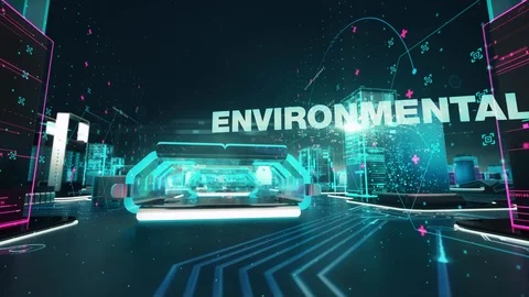 National Security with digital technology concept Video stock 94886904