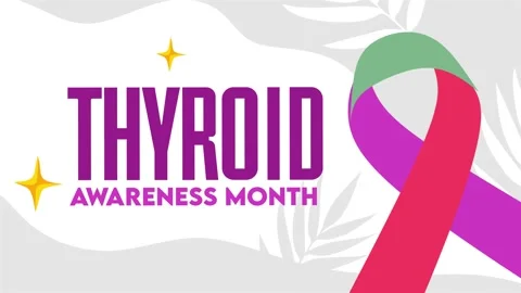 National Thyroid Awareness Month for better health for everyone 動画素材 337757727