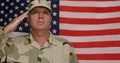 National Troops Navy Sergeant Salute USA Flag Military Concept Proud Portrait 4k or 4k+ Resolution